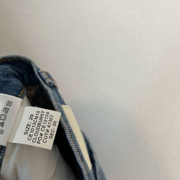 Current/Elliot Cloudburst Blue Denim The Boyfriend Jeans Women's Size 29 - Picture 5 of 7
